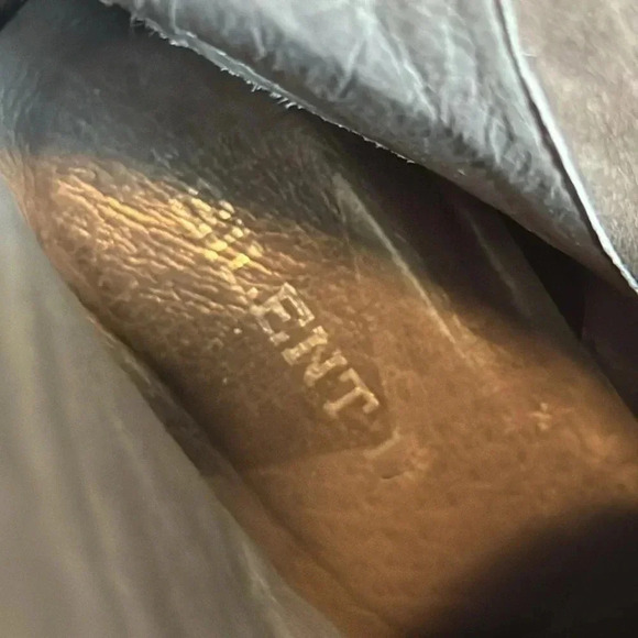 Anthro Silent D Gray Green Floral Embroidered Ankle Booties Size 39/US 8-8.5 - Picture 2 of 10